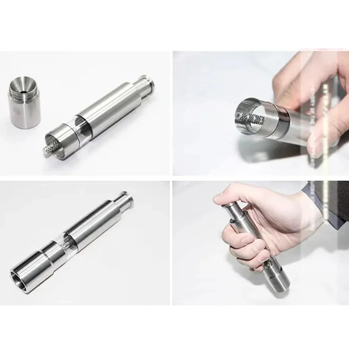 Stainless Steel Pepper Grinder for Kitchen