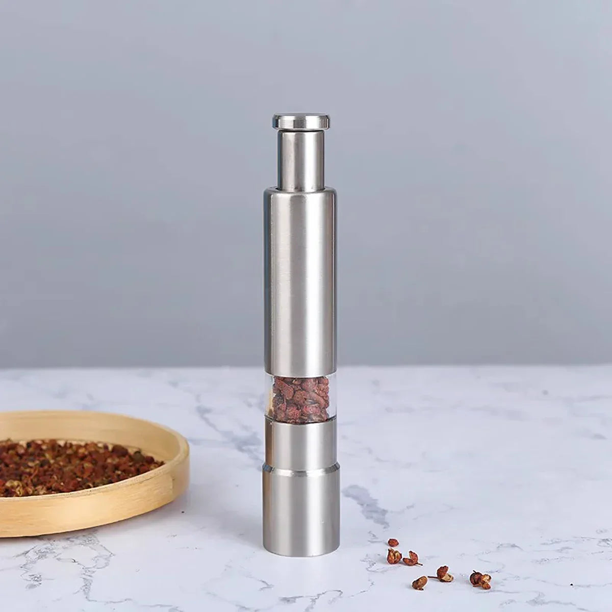 Stainless Steel Pepper Grinder for Kitchen