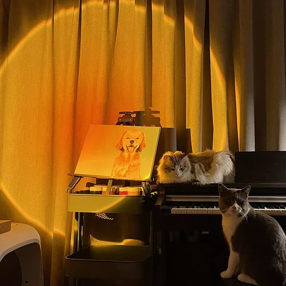 Sunset Projector Lamp for Bedroom Ambiance