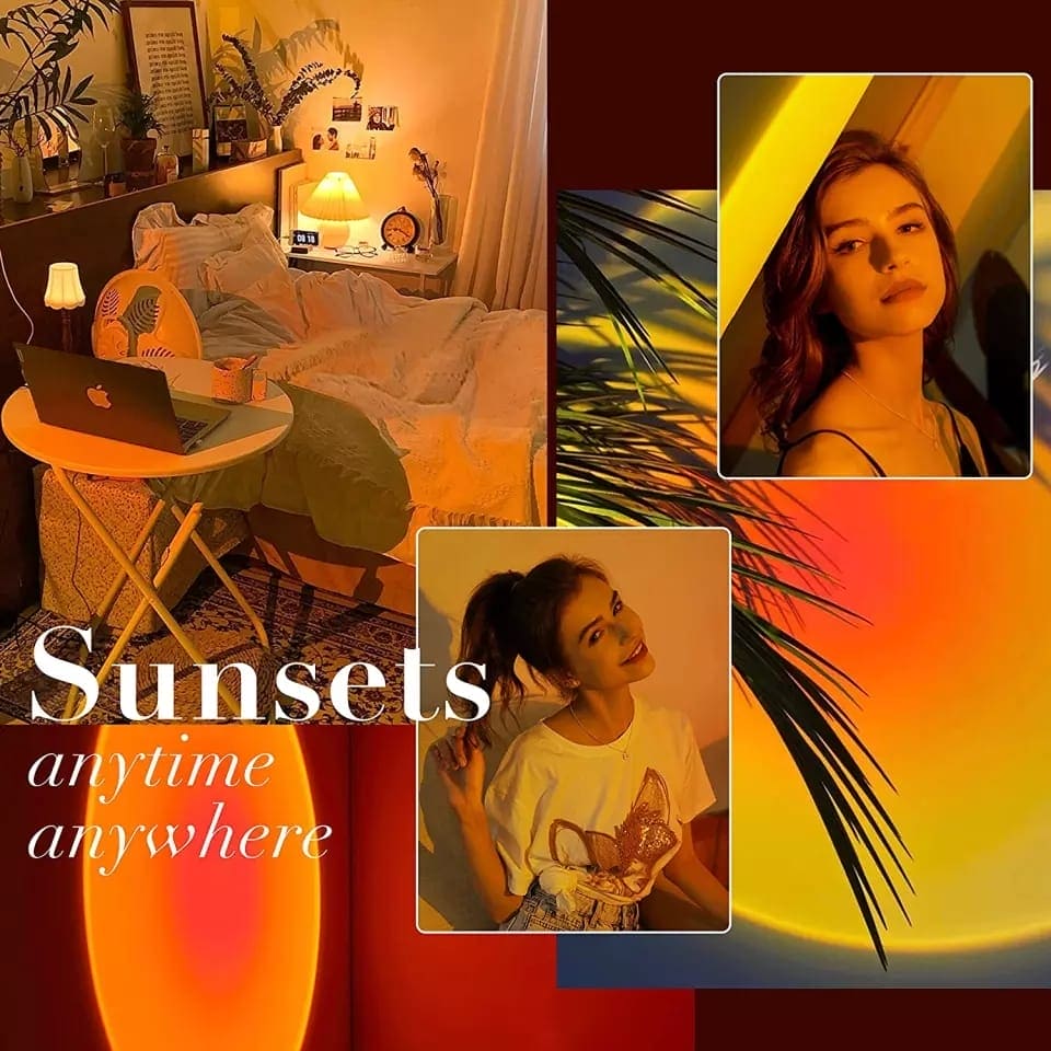 Sunset Projector Lamp for Bedroom Ambiance