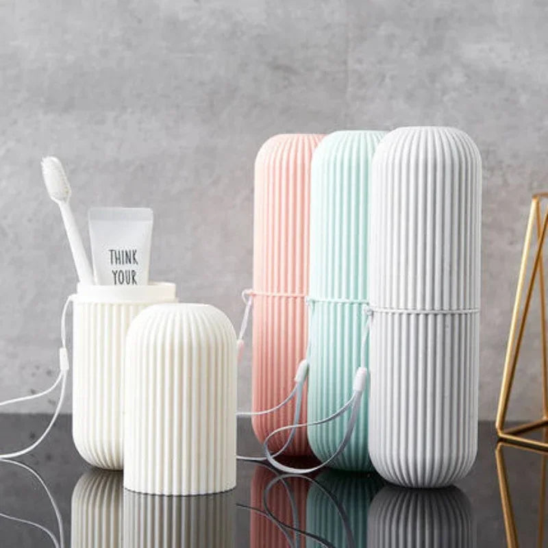 Travel Toothpaste Storage Case - Portable Holder