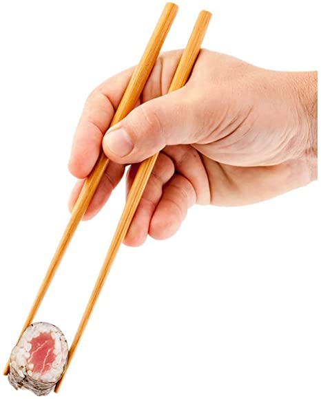 Reusable Natural wood Bamboo Chopsticks Chinese Chopsticks (10 Pair )