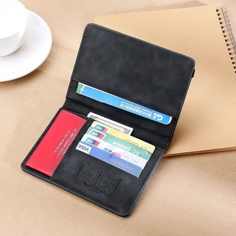 RFID Blocking Passport Holder & Luggage Tag Set – Travel Wallet