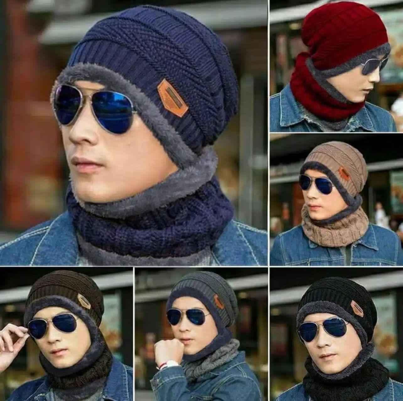 Winter Cap and Neck Muffler Set for Cold Weather Fashion