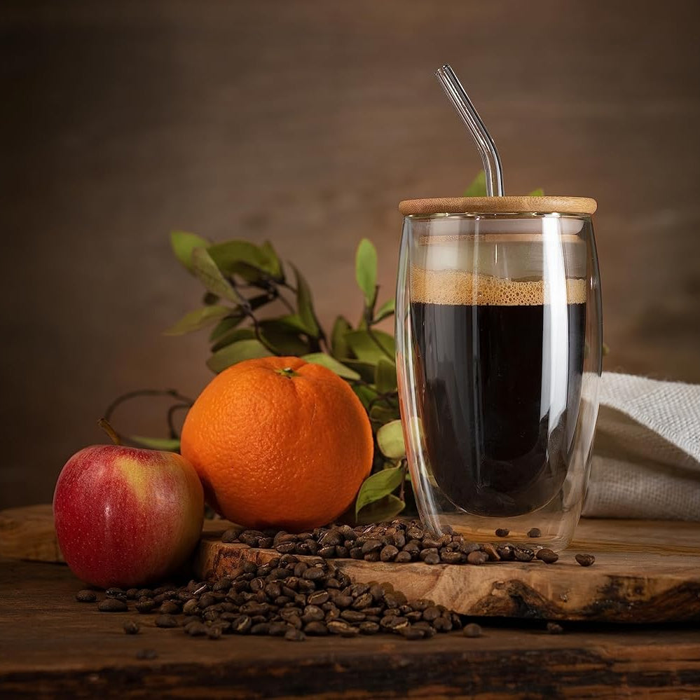 Double Walled Coffee Mug With Lid