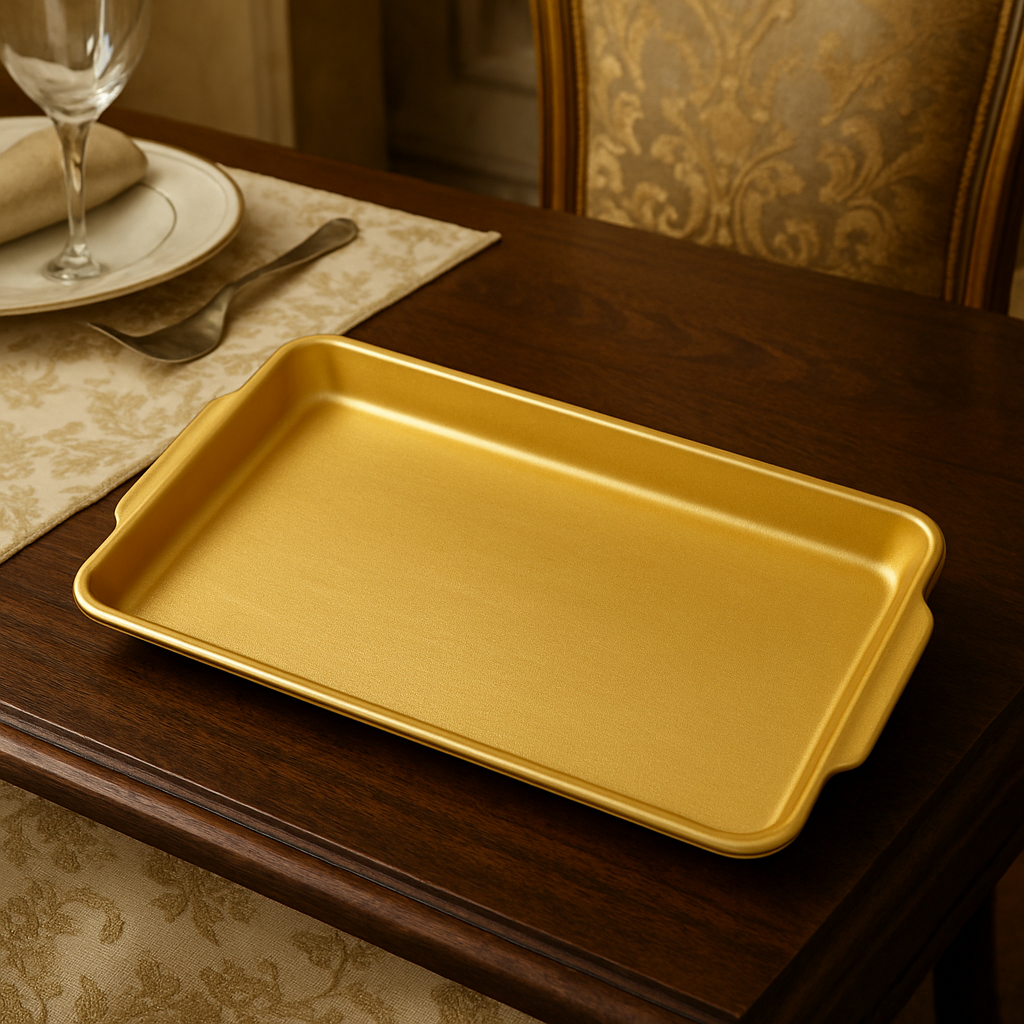 Luxury Gold Serving Tray