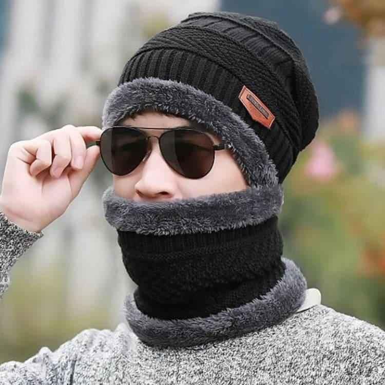 Winter Cap and Neck Muffler Set for Cold Weather Fashion