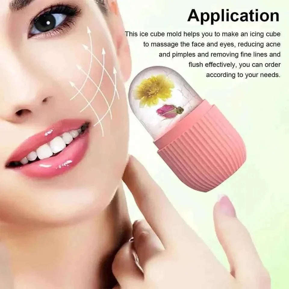 Silicone Ice Roller for Facial Massage and Cryotherapy Benefits