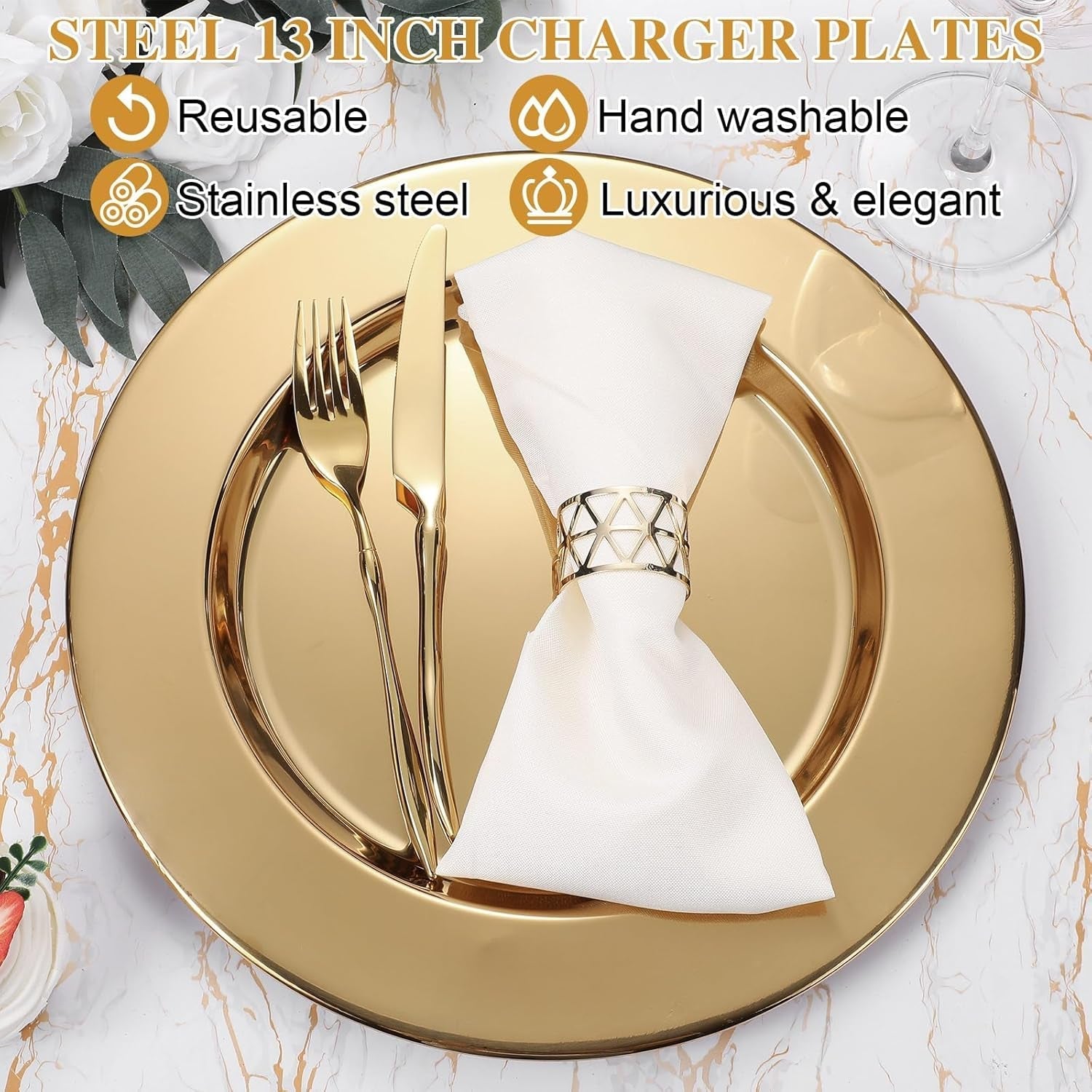 Golden Plate - Juliana Style (1 Pc)