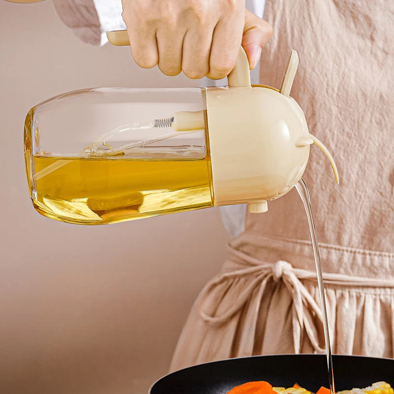 2-in-1 Oil Sprayer & Dispenser Bottle