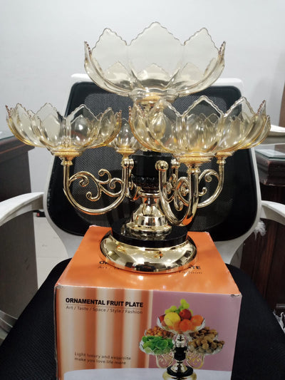 Rotating Acrylic  Dry Fruit Rack