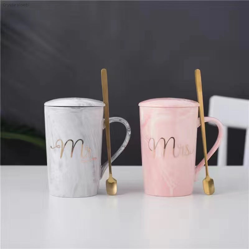 Mr. and Mrs. Couple Gift Mug Set