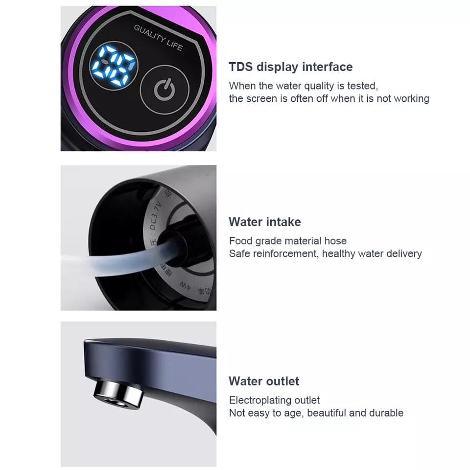Amazing Electric Water Dispenser, Rodany Water Dispenser, USB Smart Water Pump, Desktop Drink Dispenser, Automatic Electric Water Gallon Bottle Pump, Mijia Automatic Electric Water Dispenser, Smart Water Pump
