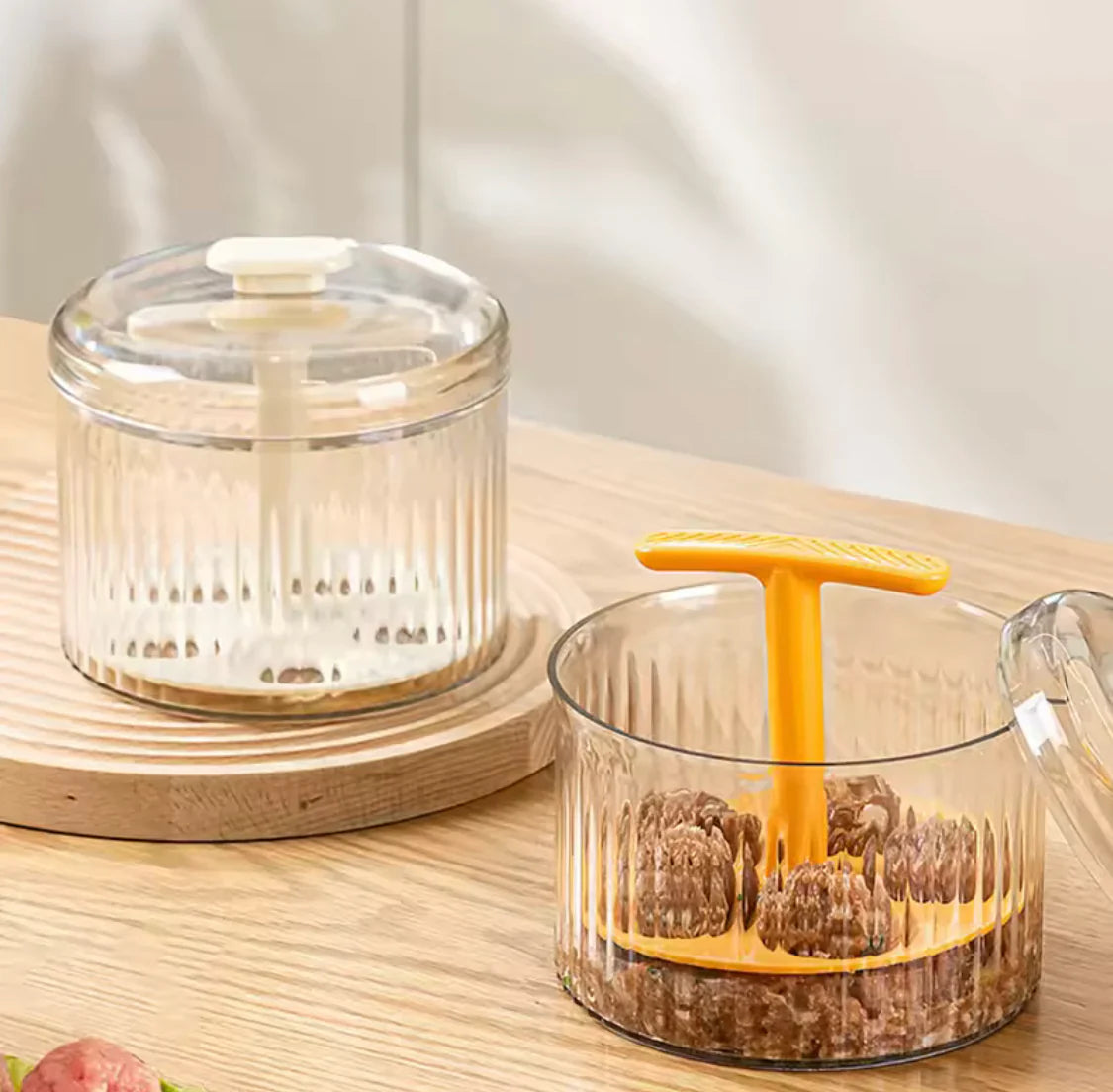 Translucent Meatball Maker, Kitchen Extruded Meatball Making Tool, Meat Ball Maker Mold, Plastic Meatball Shaper