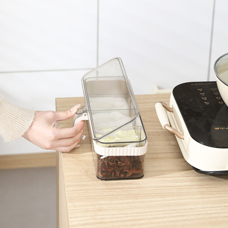 4 Grid Spice Storage Box