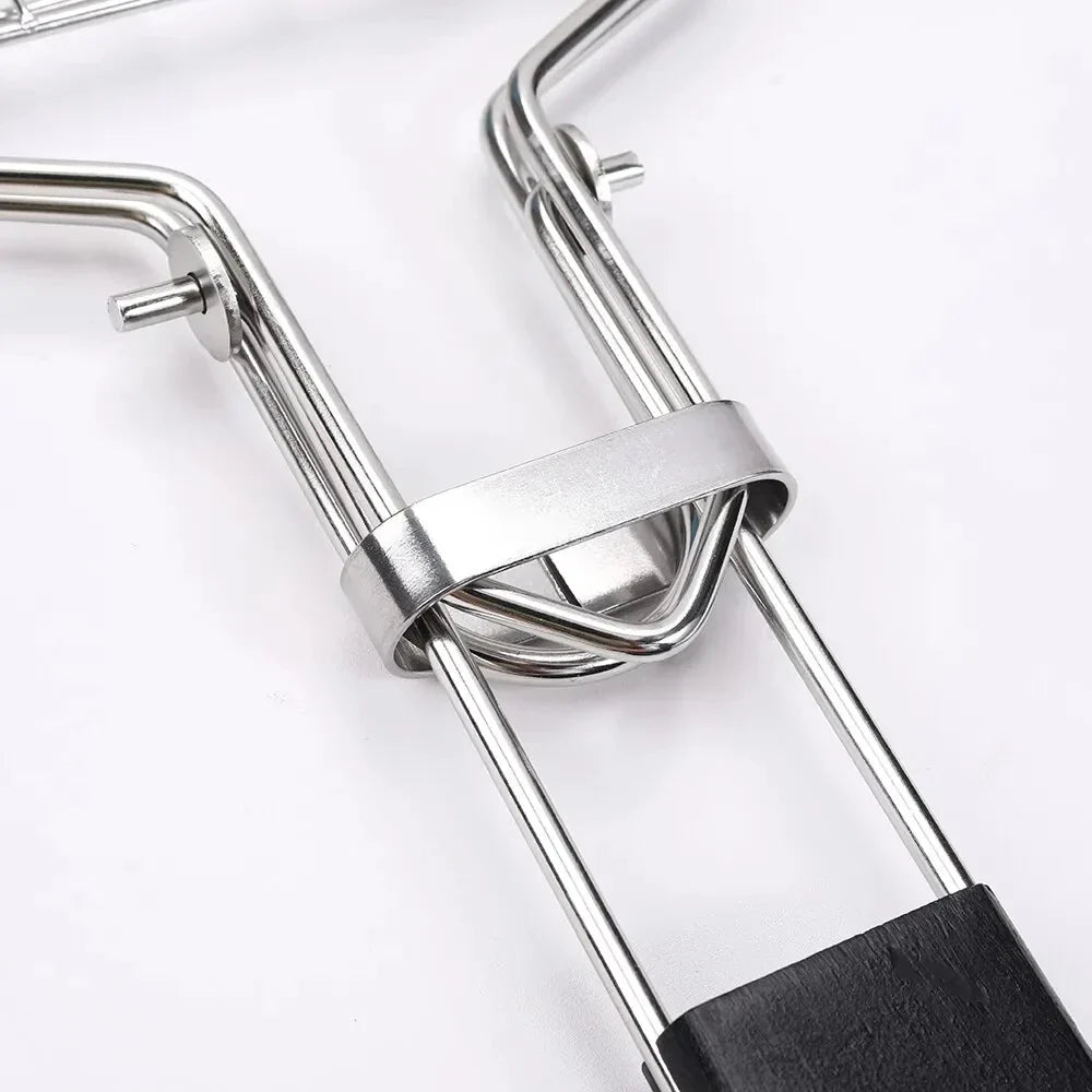 Stainless Steel BBQ Grill with Handle