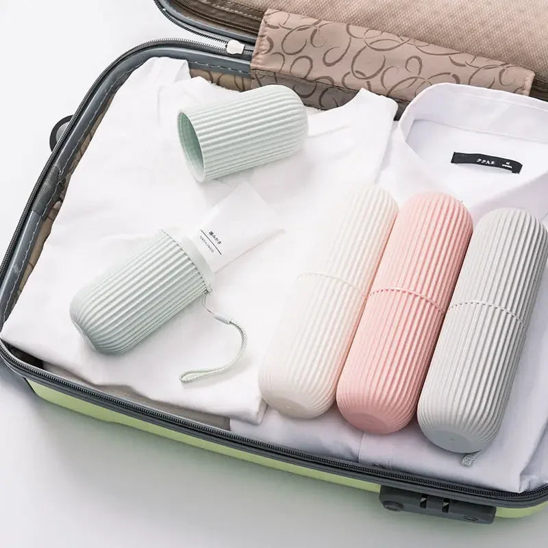 Travel Toothpaste Storage Case - Portable Holder