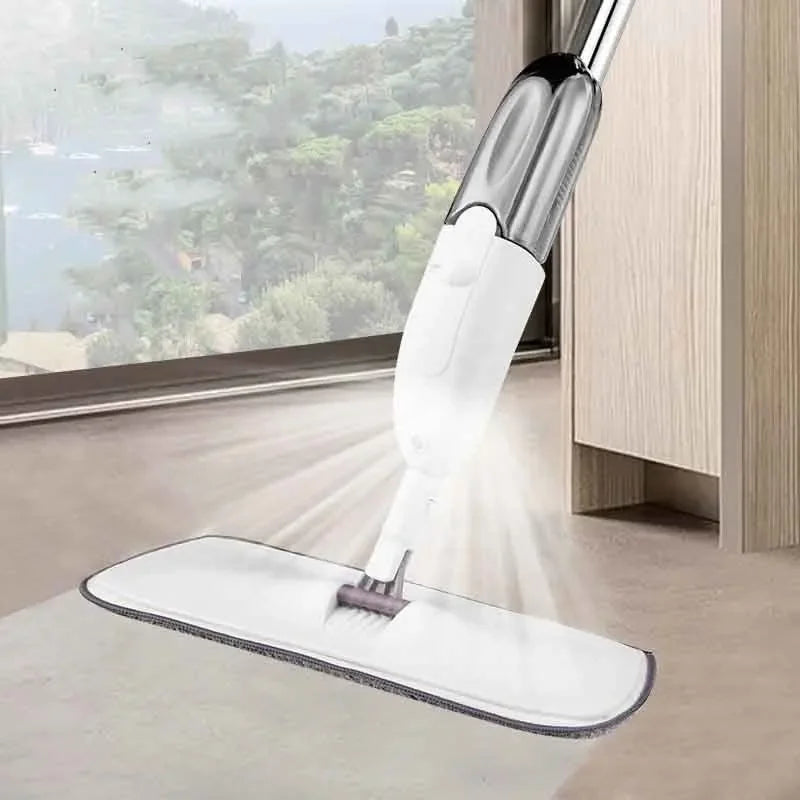 Spray Mop with Built-In Cleaner Spray